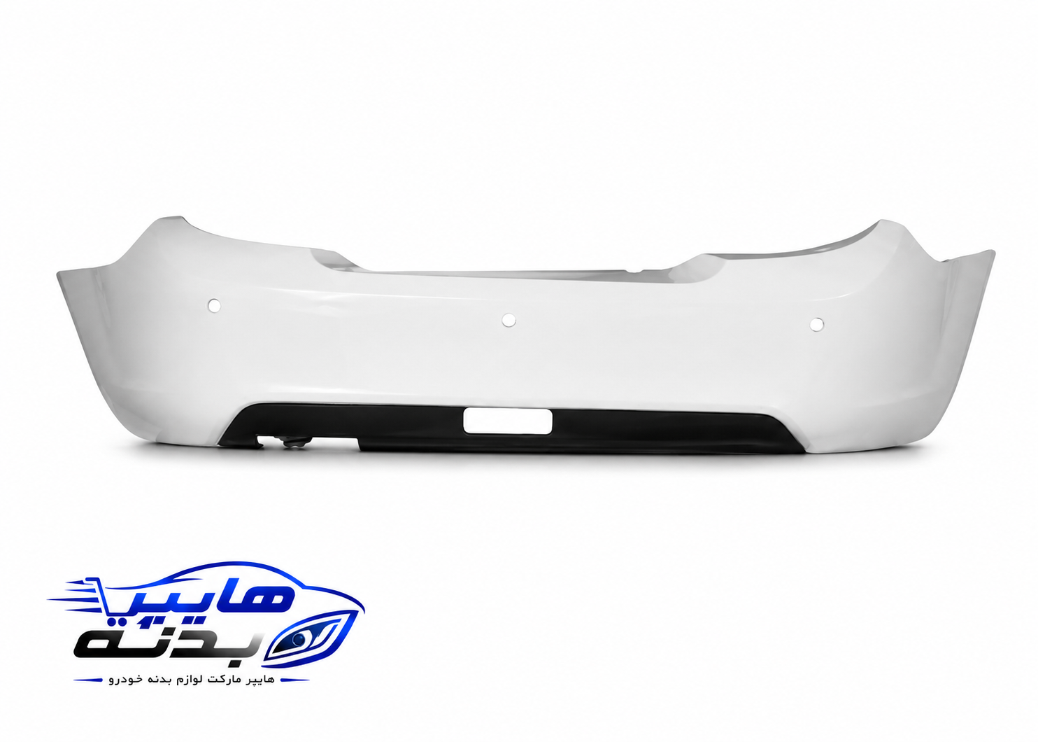 سپر عقب دنا پلاس سفید مهرخواه