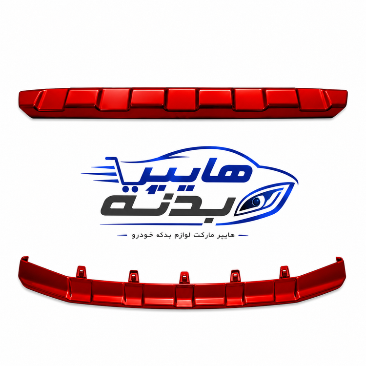دیفیوزر سپر عقب کوییک رنگ قرمز