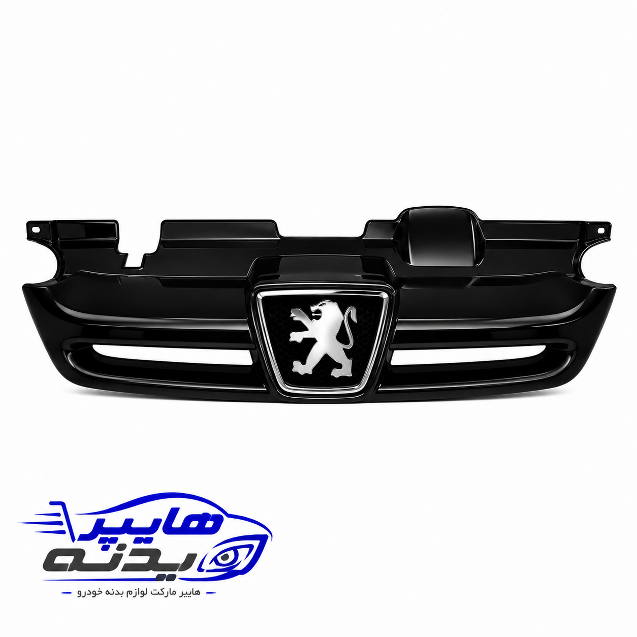 جلو پنجره پژو پارس رنگ مشکی شرکتی آماده نصب