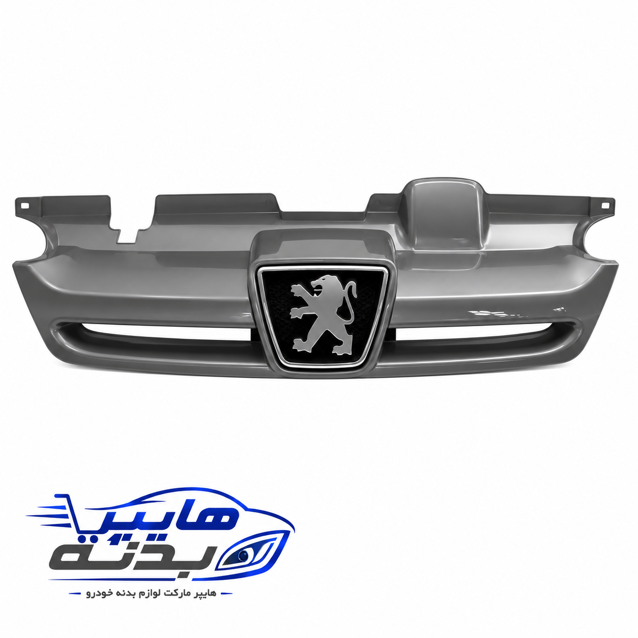 جلو پنجره پژو پارس رنگ خاکستری نوک مدادی شرکتی آماده نصب
