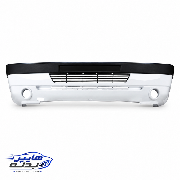سپر جلو پژو 405 SLX سفید برند مهرخواه شرکتی