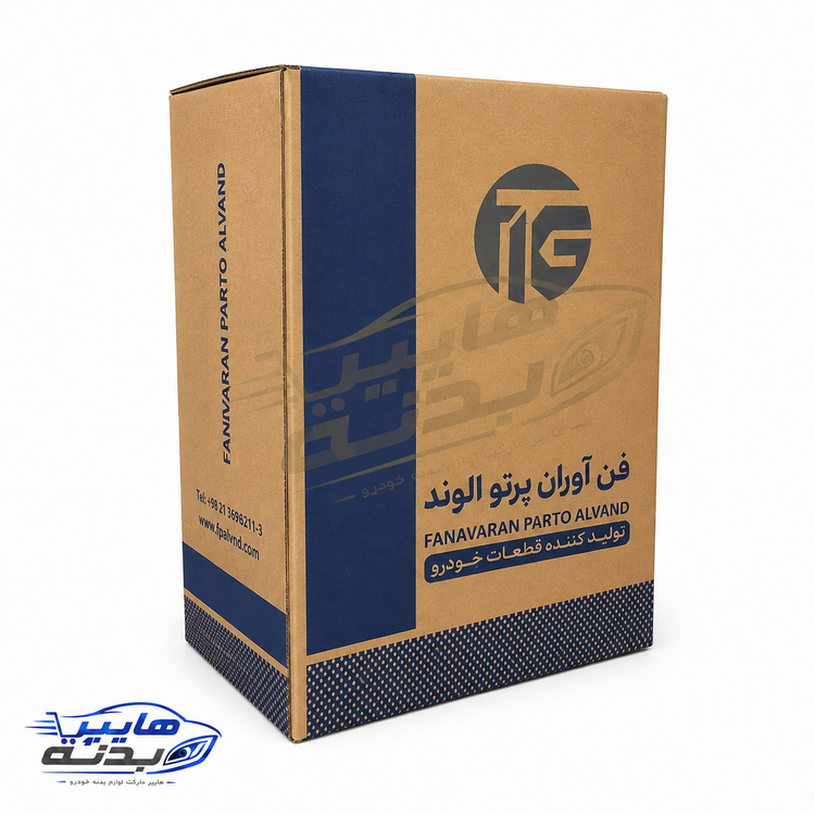 بسته بندی چراغ مه شکن عقب راست ساینا برند فن آوران