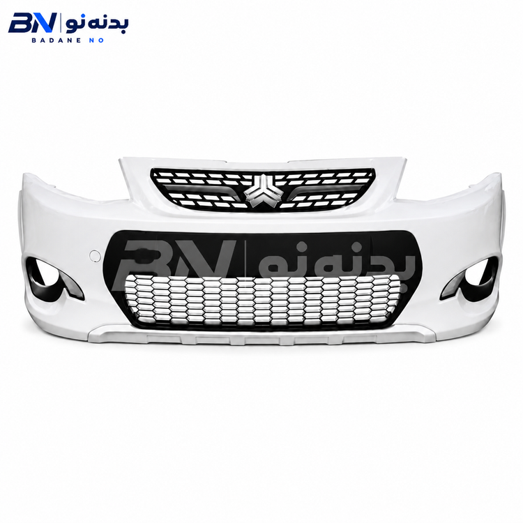 سپر جلو کوییک رنگ سفید برند مهرخواه (اصلی شرکتی)