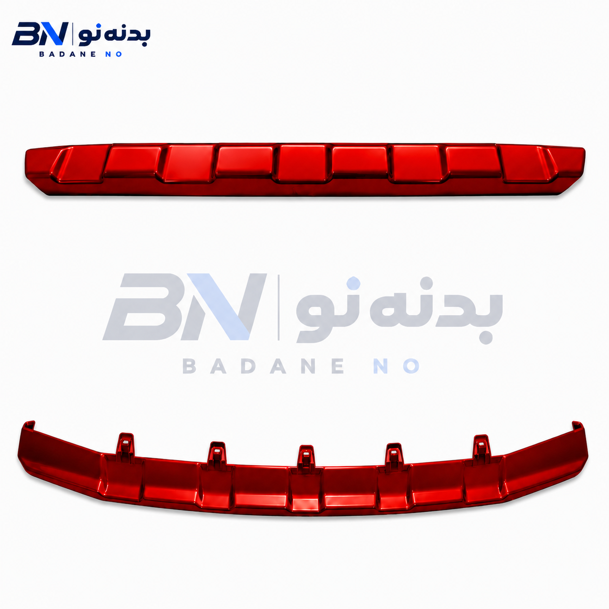 دیفیوزر سپر عقب کوییک رنگ قرمز استاندارد فابریکی بدنه نو