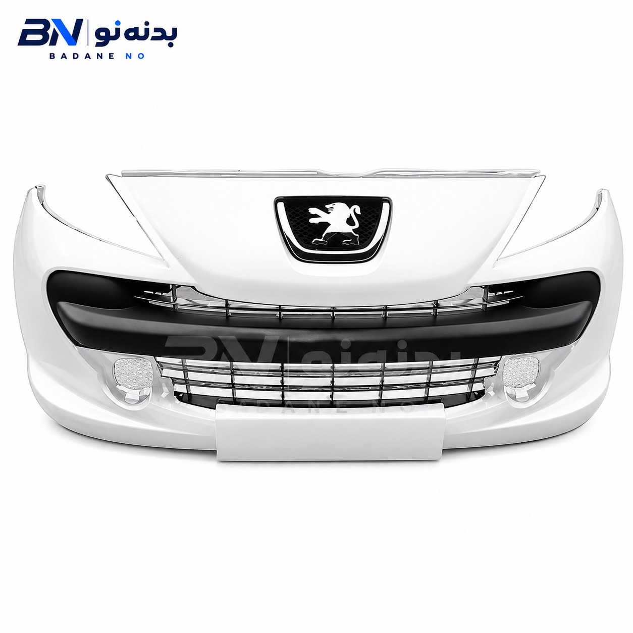 سپر جلو پژو 207 سفید برند مهرخواه بدنه نو