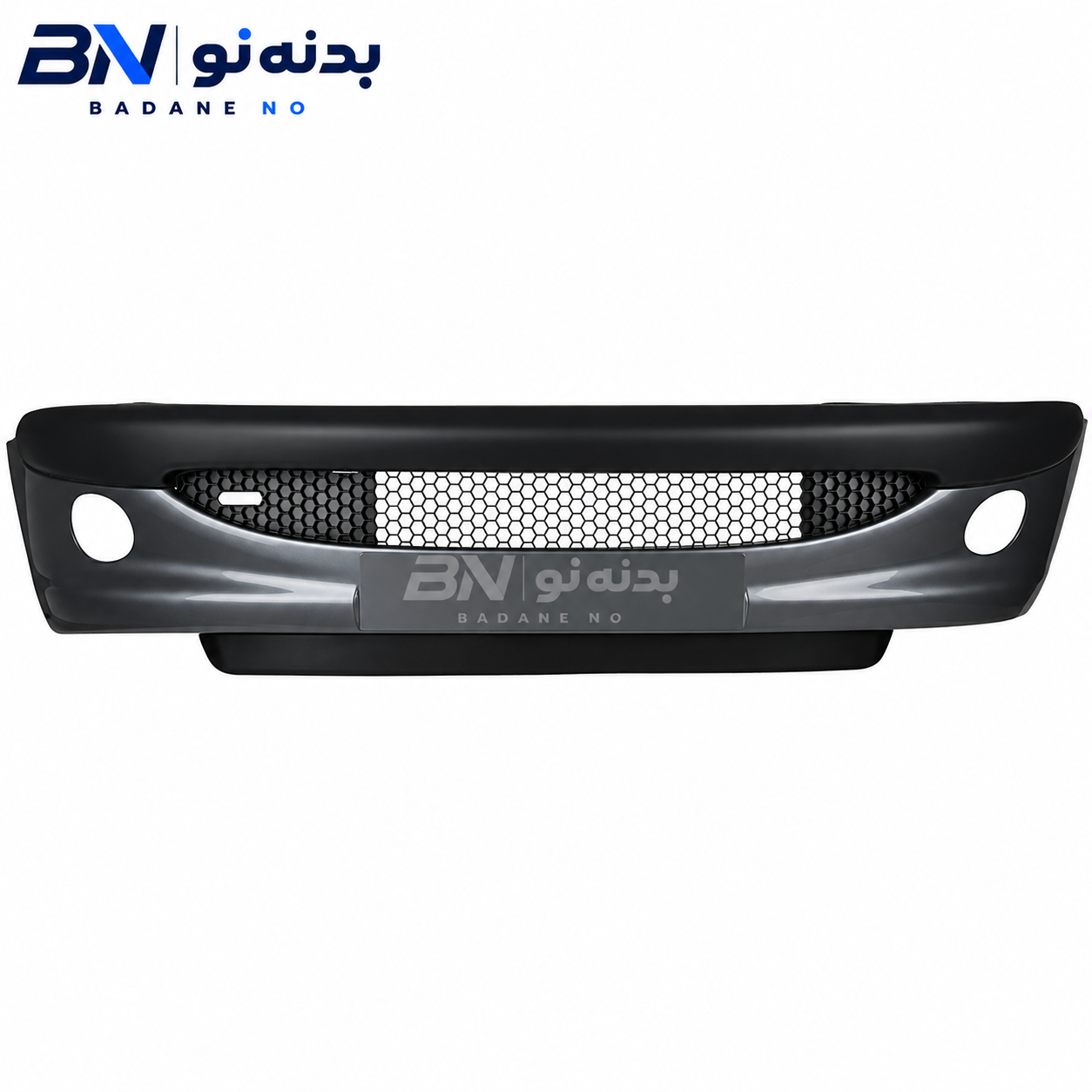 سپر جلو پژو 206 خاکستری متالیک برند مهرخواه بدنه نو