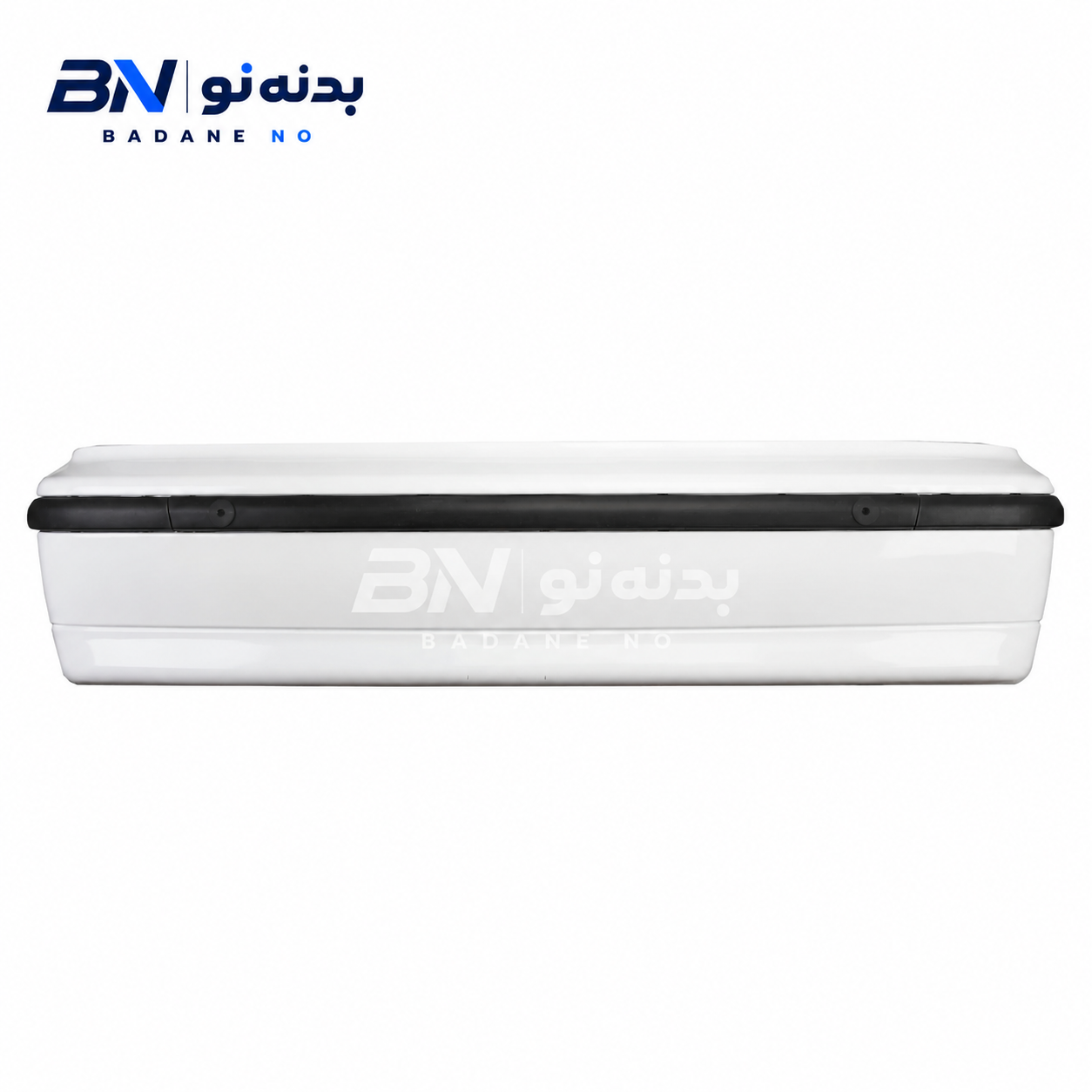 سپر عقب سمند LX رنگ سفید - برند مهرخواه (اصلی شرکتی)